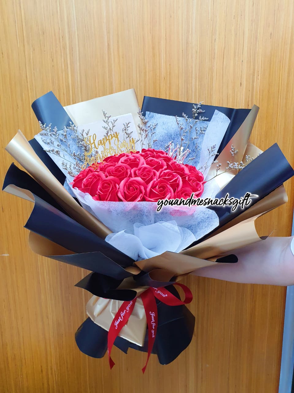 21朵香皂玫瑰花束